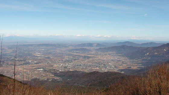 筑波山からの眺め