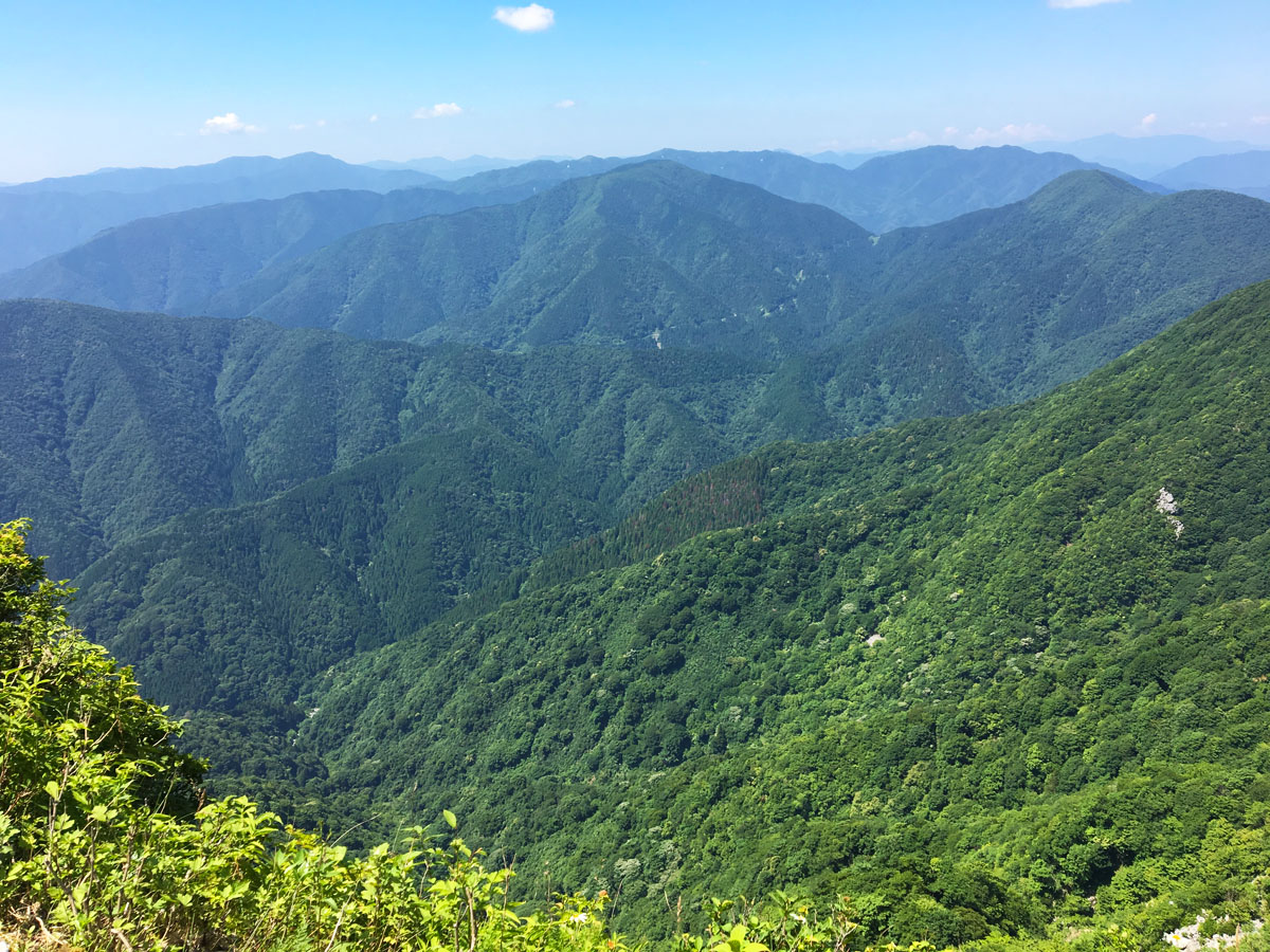 伊吹山からの景色