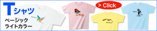 野鳥Tシャツ